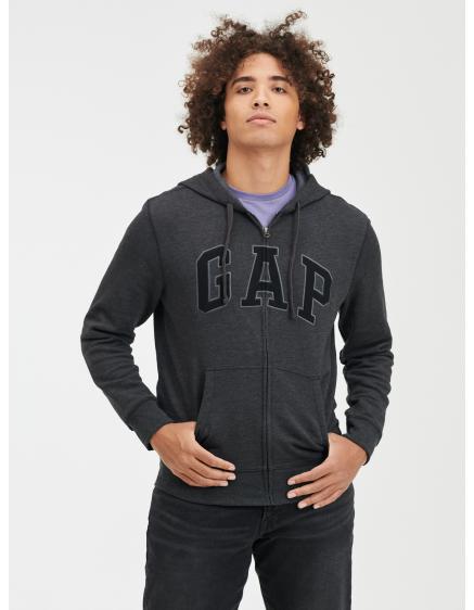 Mikina na zips s logom GAP