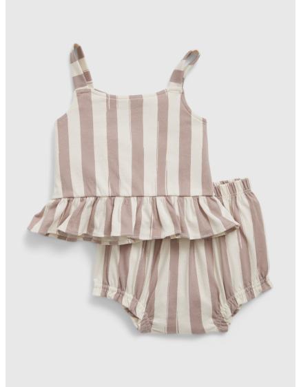 E-shop Detská pruhovaná súprava peplum