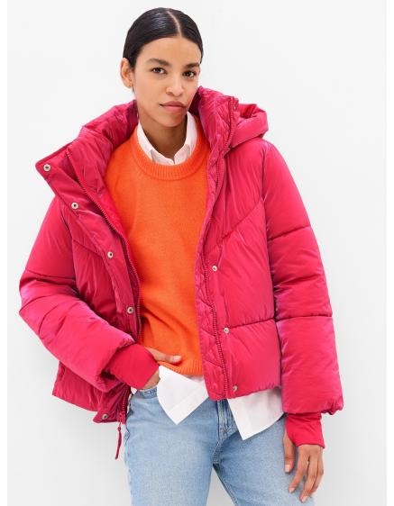 Zimná prešívaná bunda Cropp Ružová