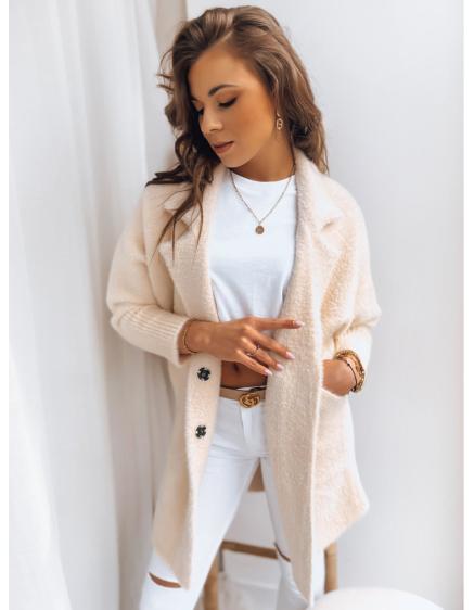 Dámsky kabát z alpaky RITA II svetlo béžová