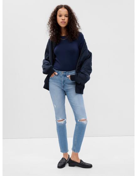E-shop Úzke vintage džínsy s vysokým vzrastom