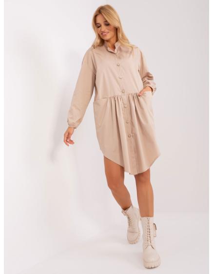 E-shop Dámske šaty ZULUNA béžové