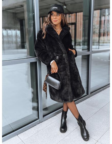 Dámsky dlhý kabát JOLIE čierny