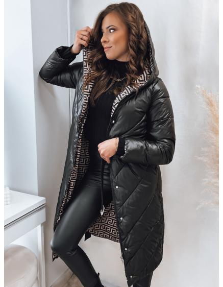 Dámsky zimný prešívaný kabát CELESTIE čierny