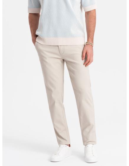 E-shop Pánske chino nohavice SLIM FIT cream