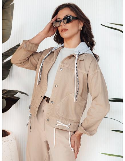 Dámska džínsová bunda AWIV béžová