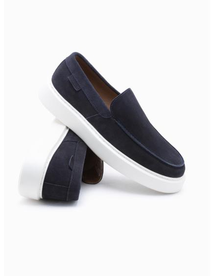 Pánske slip-on topánky tmavomodré