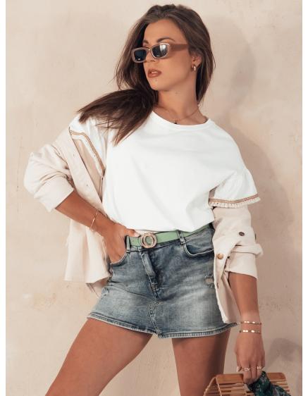 E-shop Dámske džínsové šortky FASHIONFIT modré