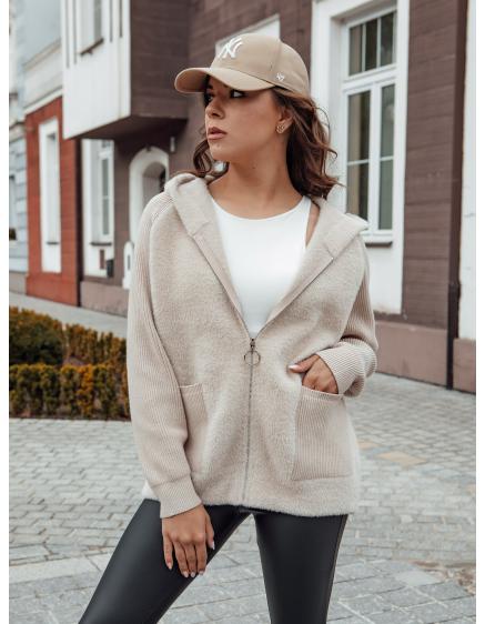 Dámska bunda z alpaky KATHERINE béžová