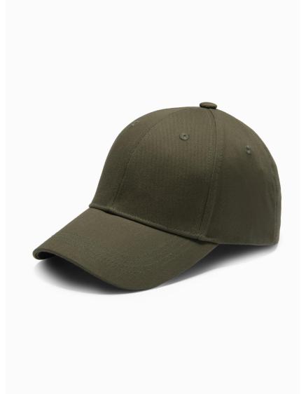 E-shop Jednofarebná pánska bejzbalová čiapka – khaki V5 OM-ACCS-0105