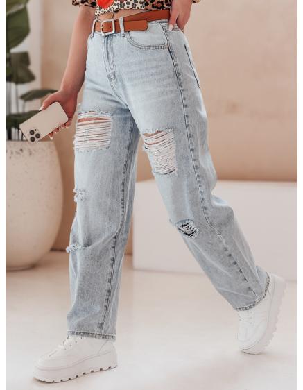 E-shop Dámske skinny džínsy s opaskom BAGGINOVA modré