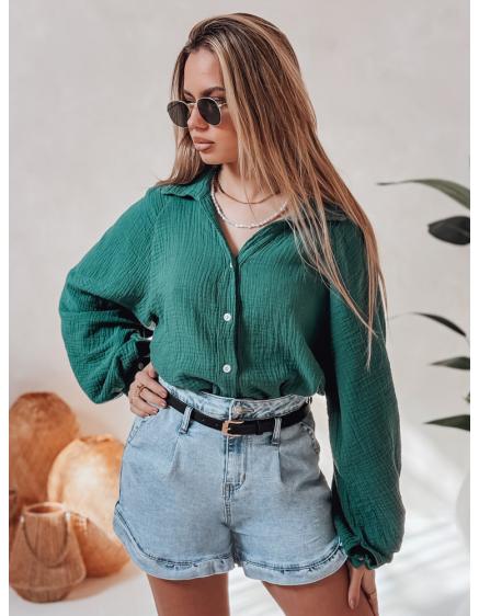 E-shop Dámske džínsové šortky s opaskom SHORT LOVER modré