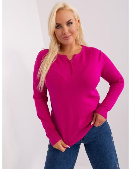 E-shop Svetloružový dámsky sveter s vlnou