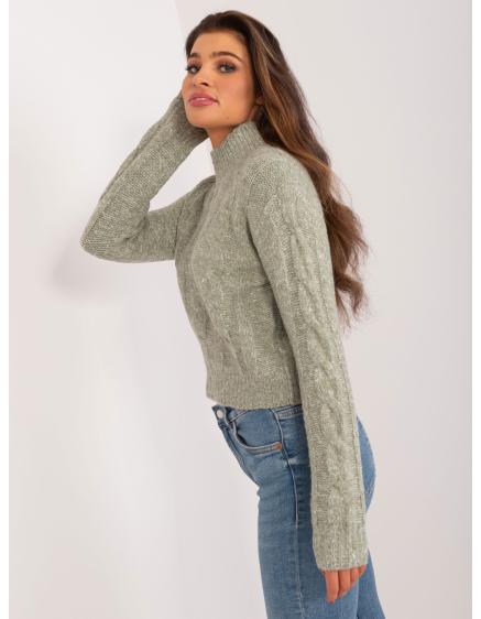 E-shop Fluorescenčný ružový dlhší oversized sveter s výstrihom do V RUE PARIS