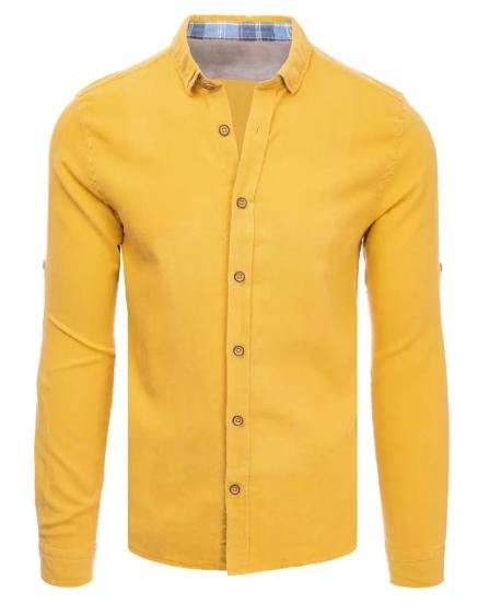 Pánska košeľa horčicová