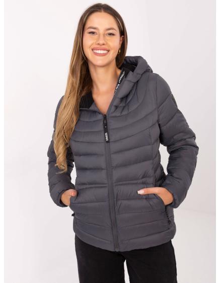 Grafitová prechodná bunda s kapucňou SUBLEVEL