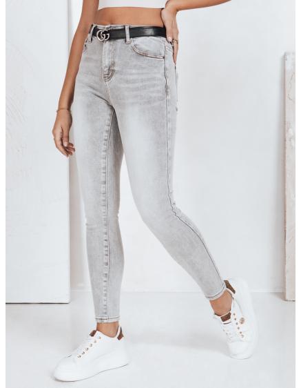 E-shop Dámske slim fit džínsy, sivé