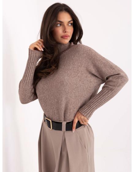 E-shop Fango oversized sveter s rolákom od RUE PARIS