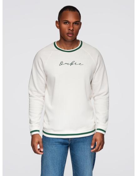 Pánska mikina s raglánovými rukávmi a kontrastnými detailmi – ...