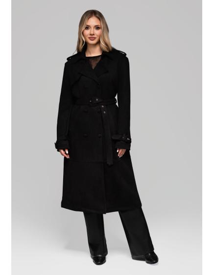 Dámske trenčkoty LARICA OW-COLC-0107 v1 – čierne