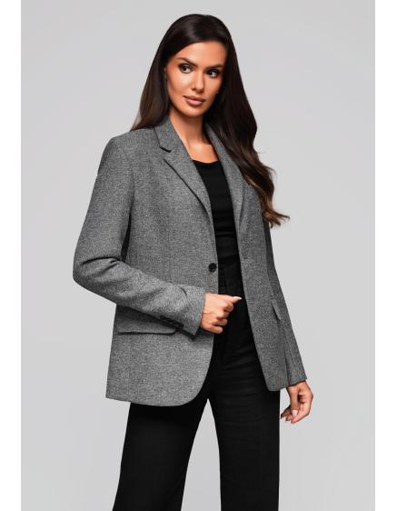 E-shop Dámska bunda LW-BLZB-0101 v2 – sivá