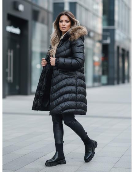 E-shop Dámska zimná bunda GLAMOUR FUSION, čierna