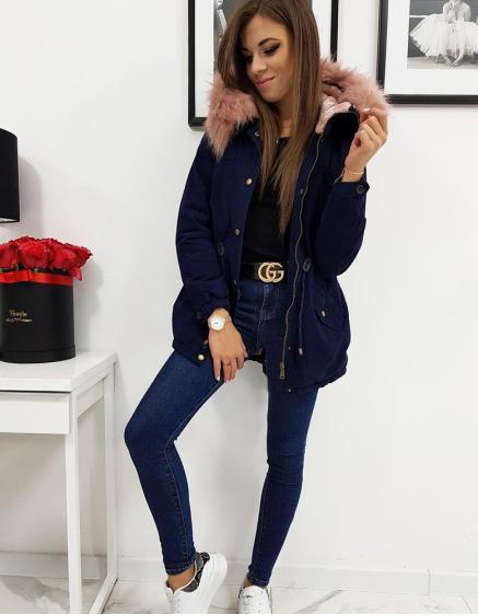 Bunda parka damska Lovell zimné tmavo modrá