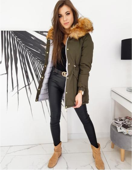 Dámska parka zimná INETTA khaki