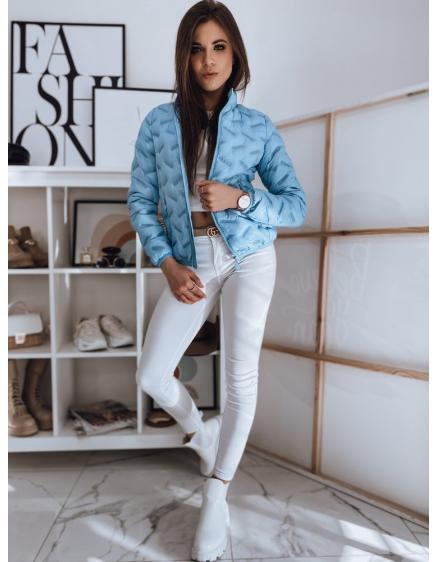 Dámska prešívaná bunda CONOR svetlo modrá