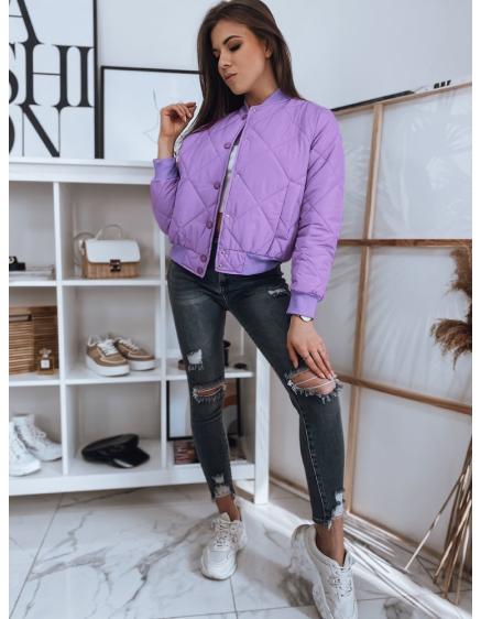 Dámska bomber bunda prešívaná SHERRY fialová