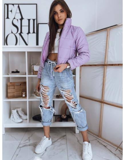 Dámska prešívaná bunda ADRIANNA fialová