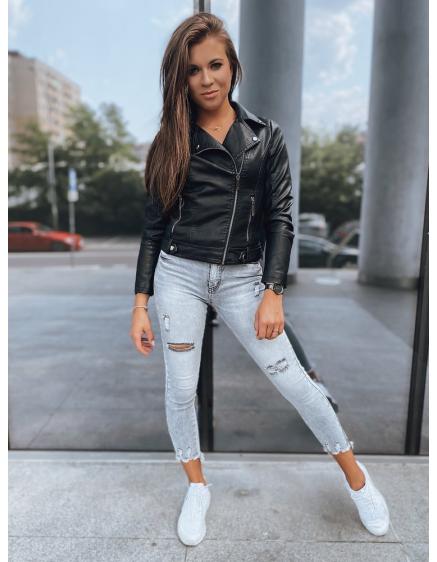 Dámska koženková bunda LOSSI čierna