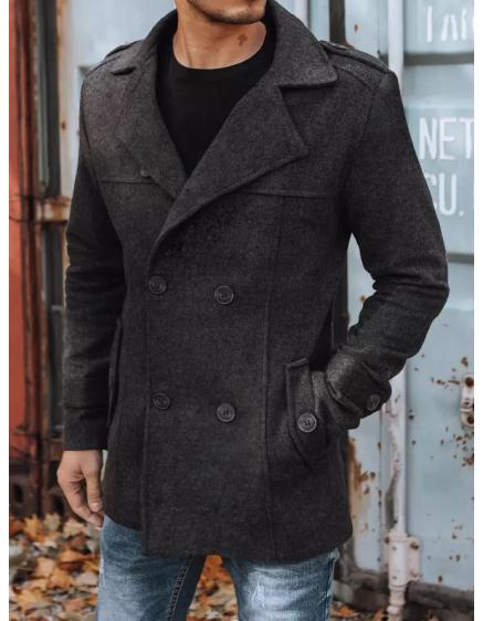 E-shop Pánsky dvojradový kabát SALLY čierna