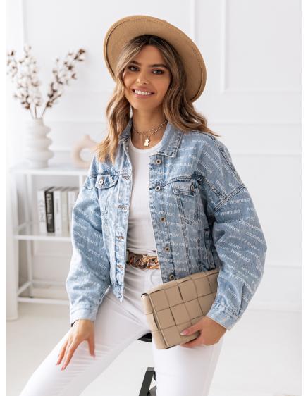 Dámska džínsová bunda EMINA modrá