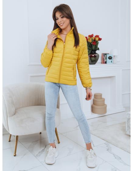 Dámska prešívaná bunda VES svetlo žltá