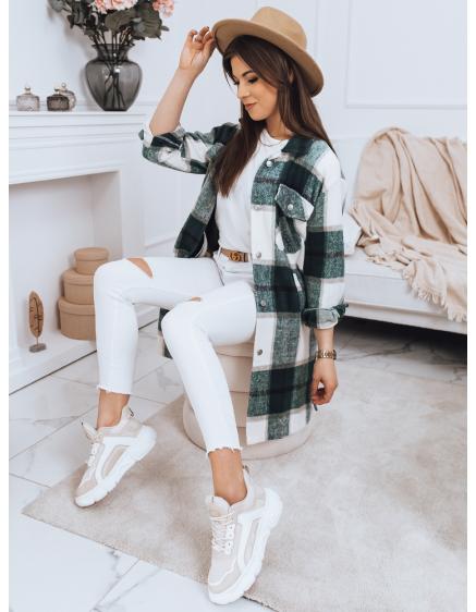 Dámska košeľa/kabát TIANA zelená