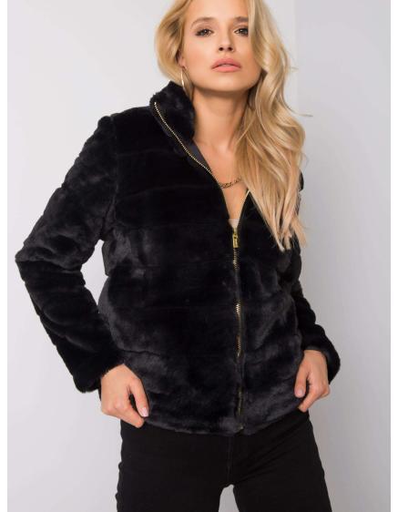 Dámska kožušinová bunda Kirah SUBLEVEL čierna
