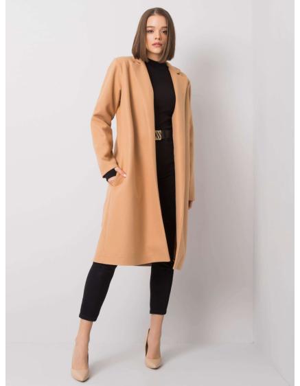 Dámsky kabát Hettie RUE PARIS caramel