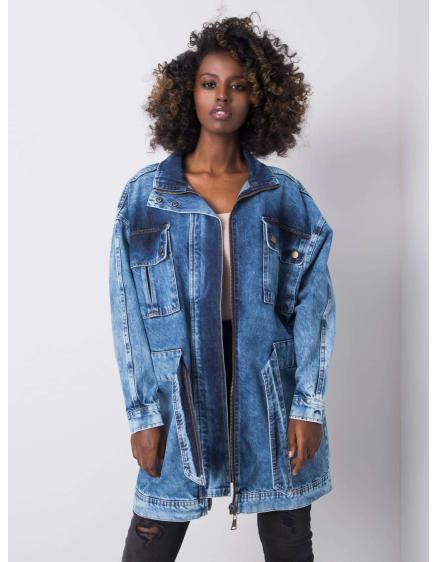 Dámska džínsová bunda Abbigail RUE PARIS modrá