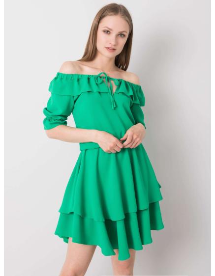 E-shop Dámske šaty Bella RUE PARIS zelené