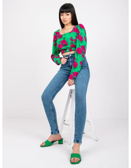 E-shop Dámske džínsy s vysokým pásom LILLY blue