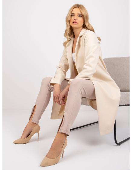 Dámsky kabát Hettie RUE PARIS light beige