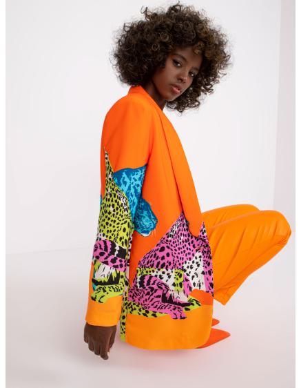 Dámska bunda s potlačou YVONNE oranžová