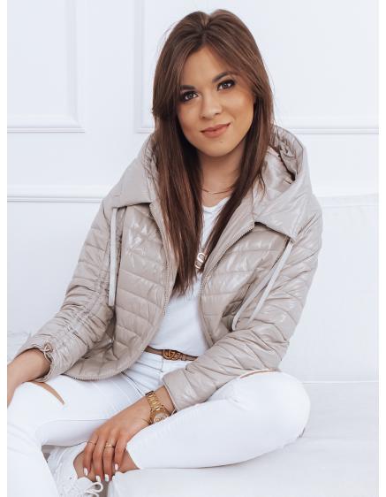 Dámska prešívaná bunda MINERAL svetlo béžová