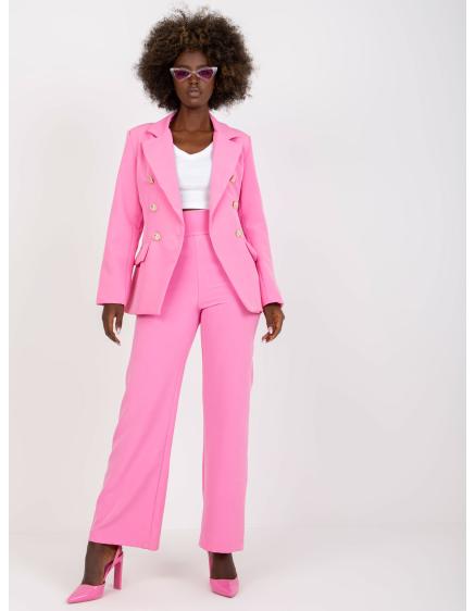 Dámske dvojradové sako BRIMA svetloružové