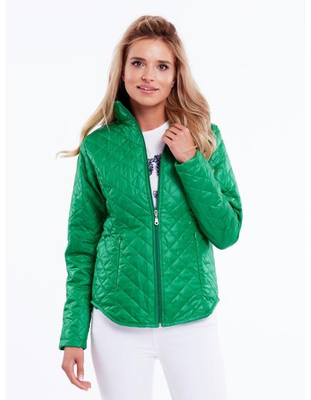 Dámska bunda prešívaná prechodová JOLENE zelená