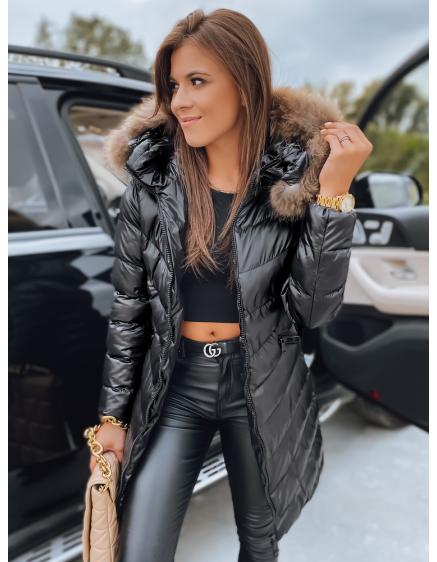 Dámsky kabát zimný PREMIUM čierna