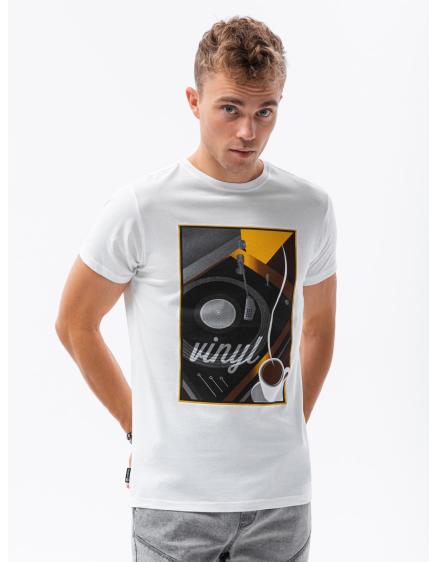 E-shop Pánske tričko s potlačou MORGEN biela