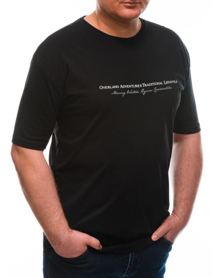 Pánske tričko s potlačou PHILO čierna