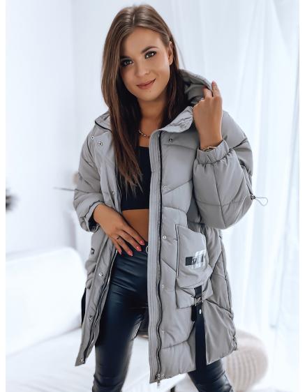 Dámsky kabát/bunda LEAH sivý